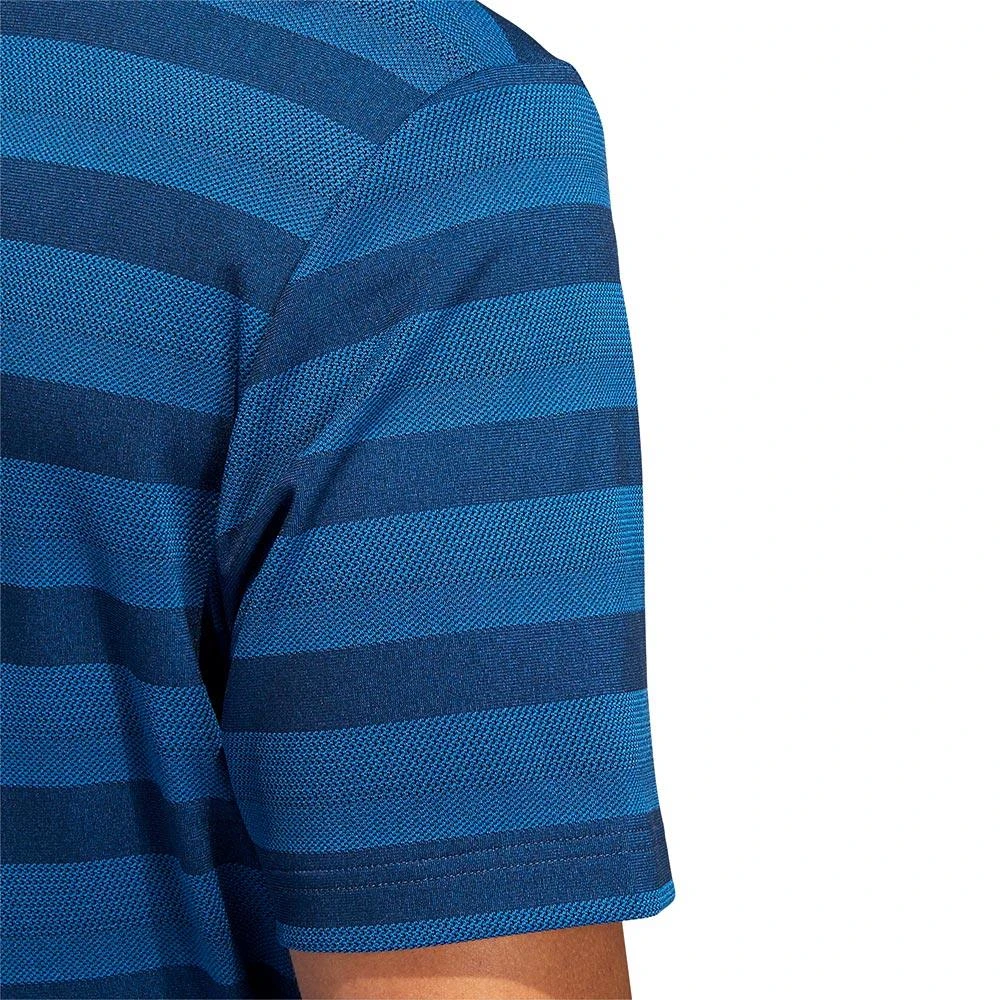 Adidas Two Colour Stripe POLO SHIRT Blue - Image 2