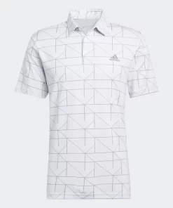 Adidas JACQUARD POLO SHIRT White
