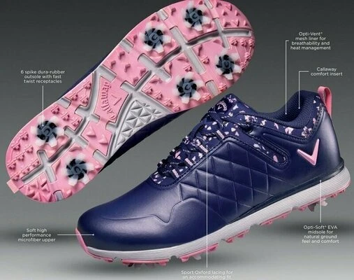 Callaway Mulligan Ladies Golf Shoes Navy - Image 3