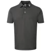 FootJoy Stretch Pique Solid Polo Shirt Charcoal