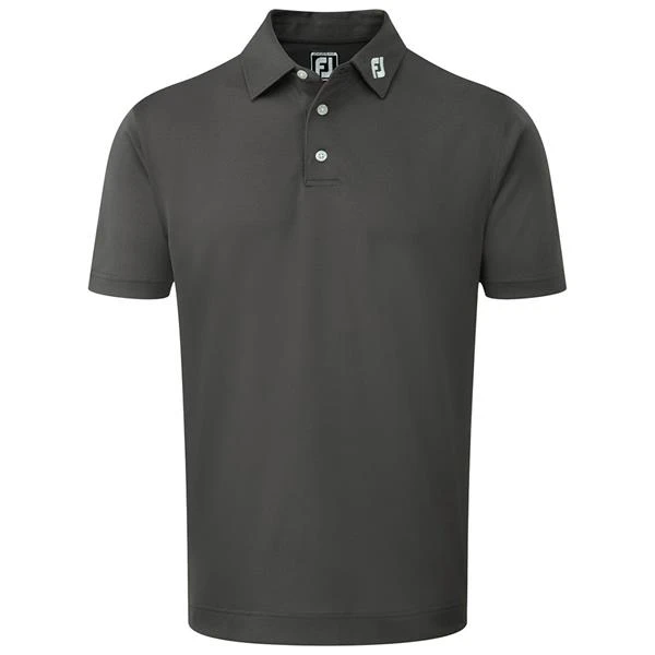 FootJoy Stretch Pique Solid Polo Shirt Charcoal