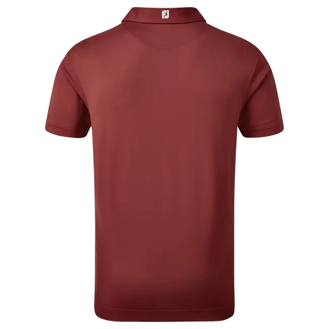 FootJoy Stretch Pique Solid Polo Shirt Marron - Image 2