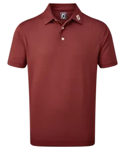 FootJoy Stretch Pique Solid Polo Shirt Marron