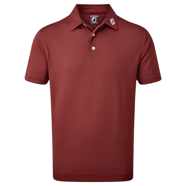 FootJoy Stretch Pique Solid Polo Shirt Marron