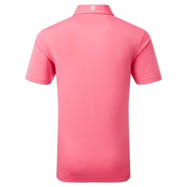 FootJoy Stretch Pique Solid Polo Shirt Watermellon - Image 2