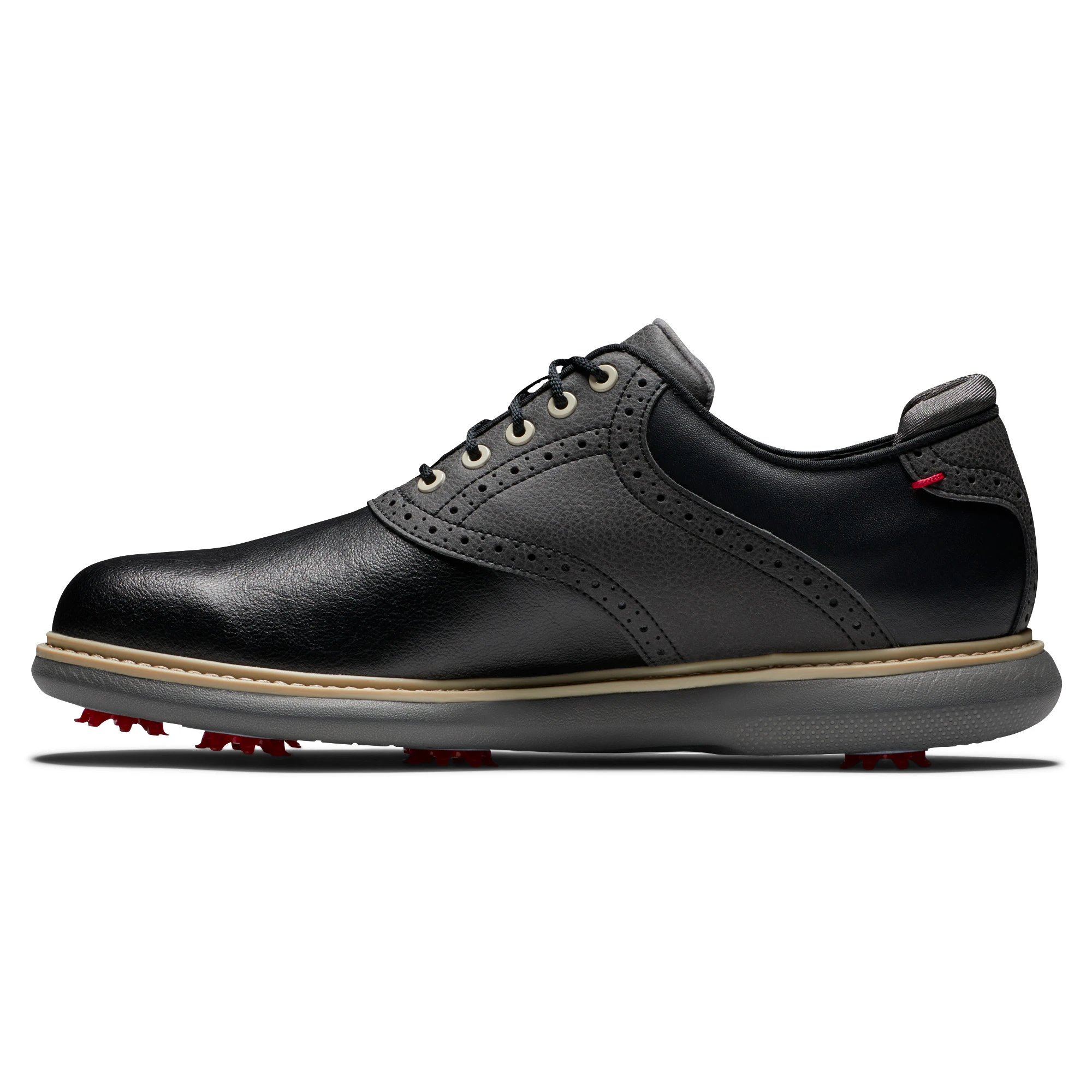 Footjoy Traditions Mens Golf Shoe’s Black - Image 3