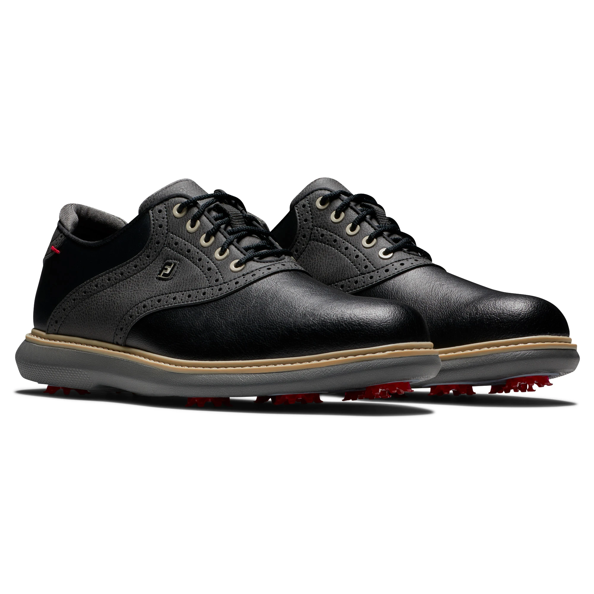 Footjoy Traditions Mens Golf Shoe’s Black - Image 5