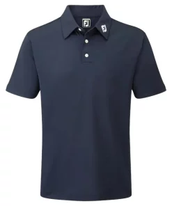 FootJoy Stretch Pique Solid Polo Shirt Navy