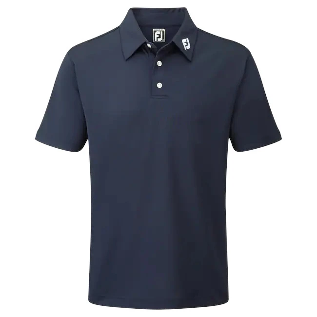 FootJoy Stretch Pique Solid Polo Shirt Navy