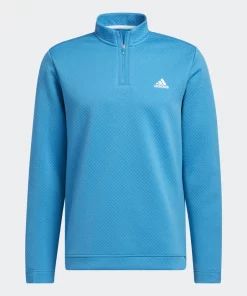 Adidas PRIMEGREEN WATER-RESISTANT QUARTER-ZIP SWEATSHIRT Blue