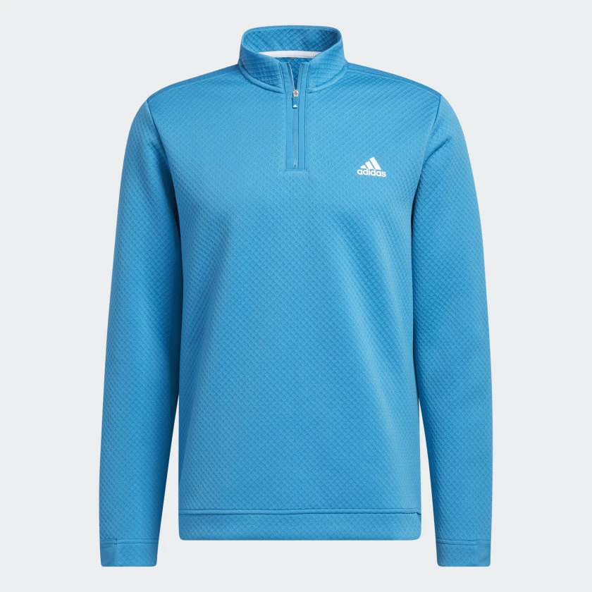 Adidas PRIMEGREEN WATER-RESISTANT QUARTER-ZIP SWEATSHIRT Blue