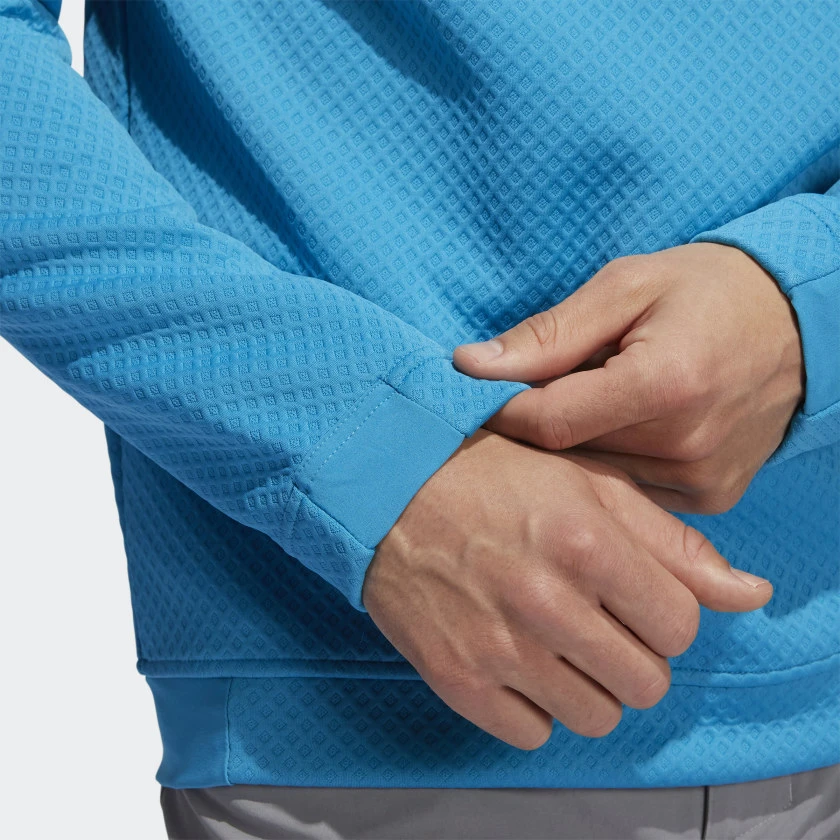 Adidas PRIMEGREEN WATER-RESISTANT QUARTER-ZIP SWEATSHIRT Blue - Image 6