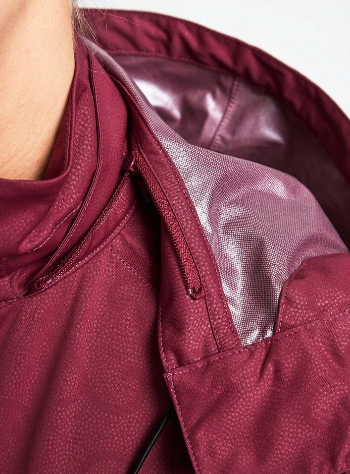 Rohnisch Waterproof Jacket Rain Swirl Burgundy - Image 7