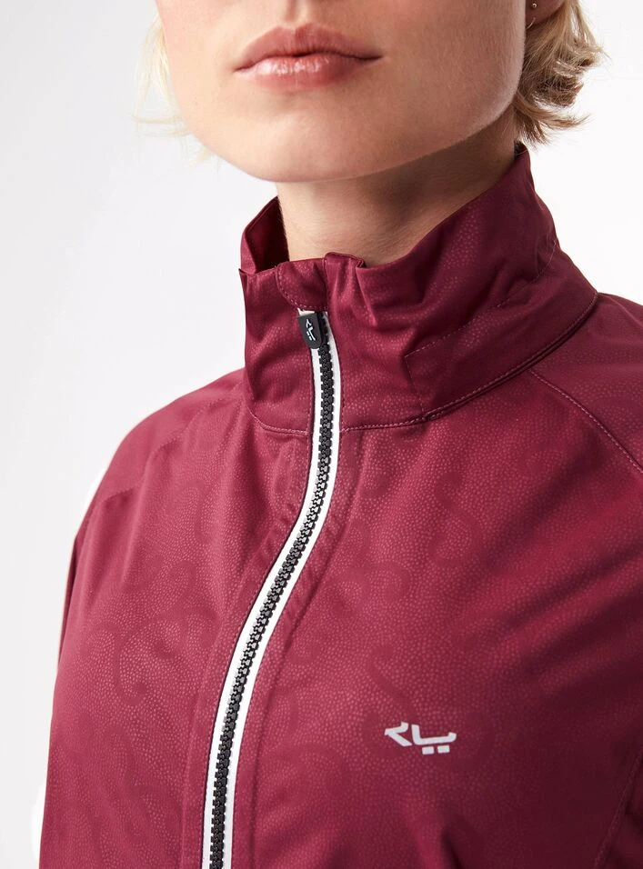 Rohnisch Waterproof Jacket Rain Swirl Burgundy - Image 6