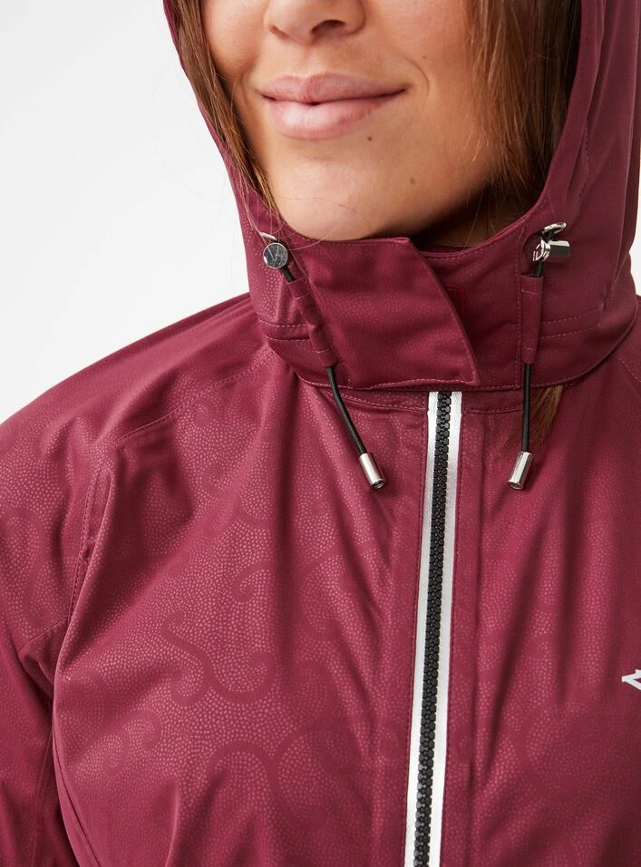 Rohnisch Waterproof Jacket Rain Swirl Burgundy - Image 5