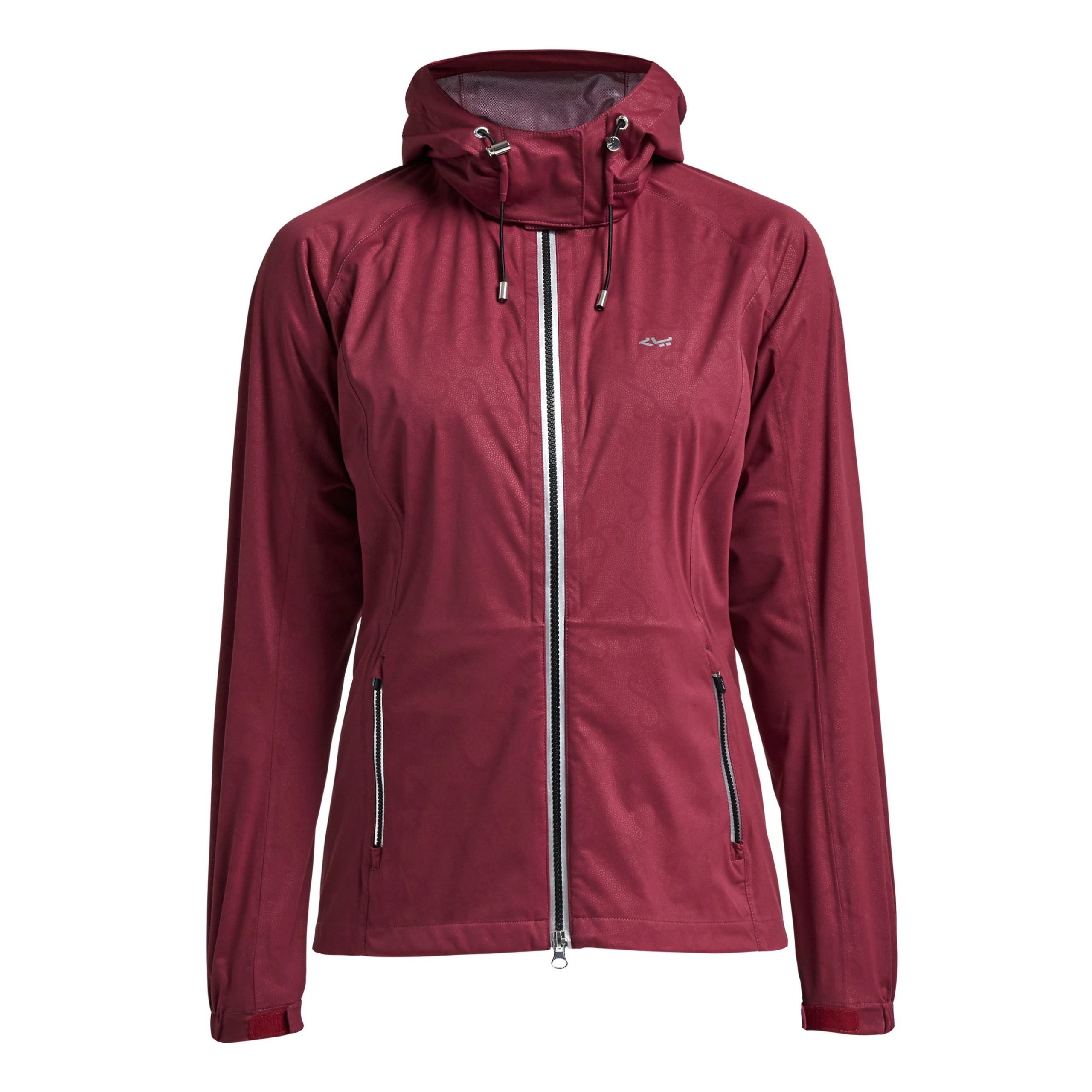 Rohnisch Waterproof Jacket Rain Swirl Burgundy