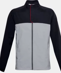 Under Armour Waterproof Golf Rain Jacket Gray/Black