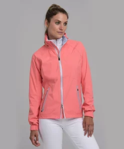 Zero Restriction Ladies Olivia Hooded Waterproof Jacket Calypso