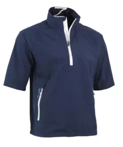 Zero Restriction POWER TORQUE 1/4 ZIP SHORT SLEEVE Waterproof Navy