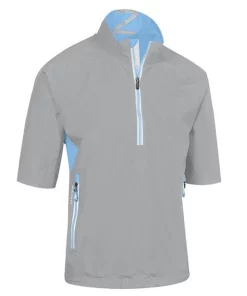 Zero Restriction POWER TORQUE 1/4 ZIP SHORT SLEEVE Waterproof Silver