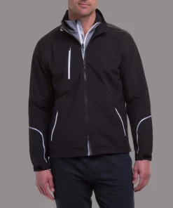 Zero Restriction Power Torque Waterproof Jacket Black/Metalic Silver